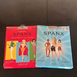 SPANX Footless and Power Panties Set - size F